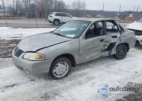 2004 Nissan Sentra 1.8 из США, поврежденный, VIN 3N1CB51D24L841867